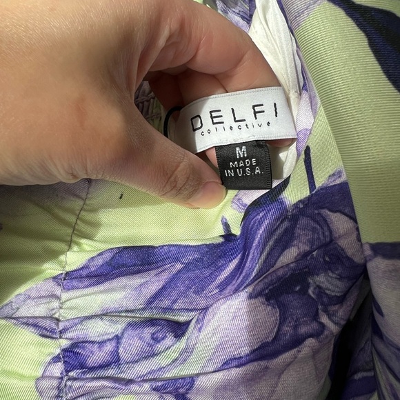 Delfi Collective Puff Sleeve Floral Maxi Dress - Picture 3 of 8